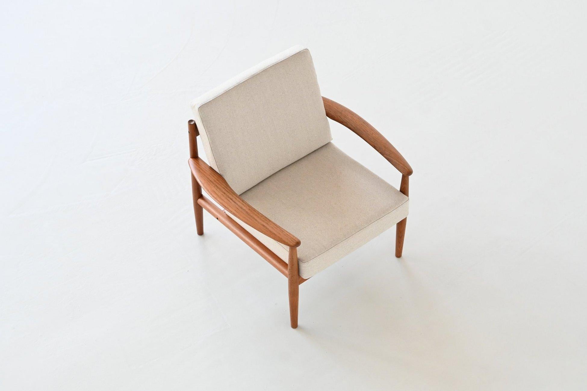 Chaise longue Grete Jalk modèle 128 en teck France & Son Danemark 1960 en vente 10