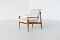 Grete Jalk model 128 lounge chair in teak France & Son Denmark 1960