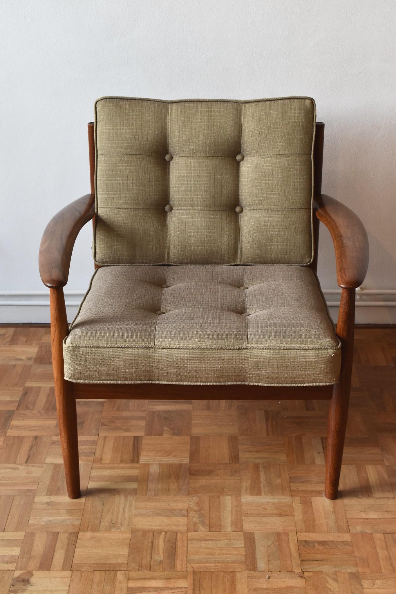 Grete Jalk Model 128 Teak Lounge Chair for France & Son 5