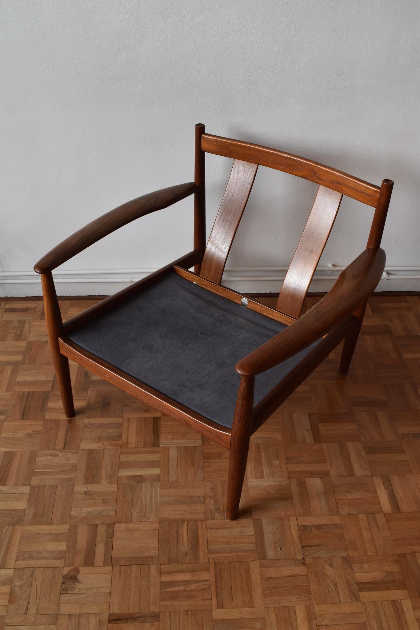 Grete Jalk Model 128 Teak Lounge Chair for France & Son 9