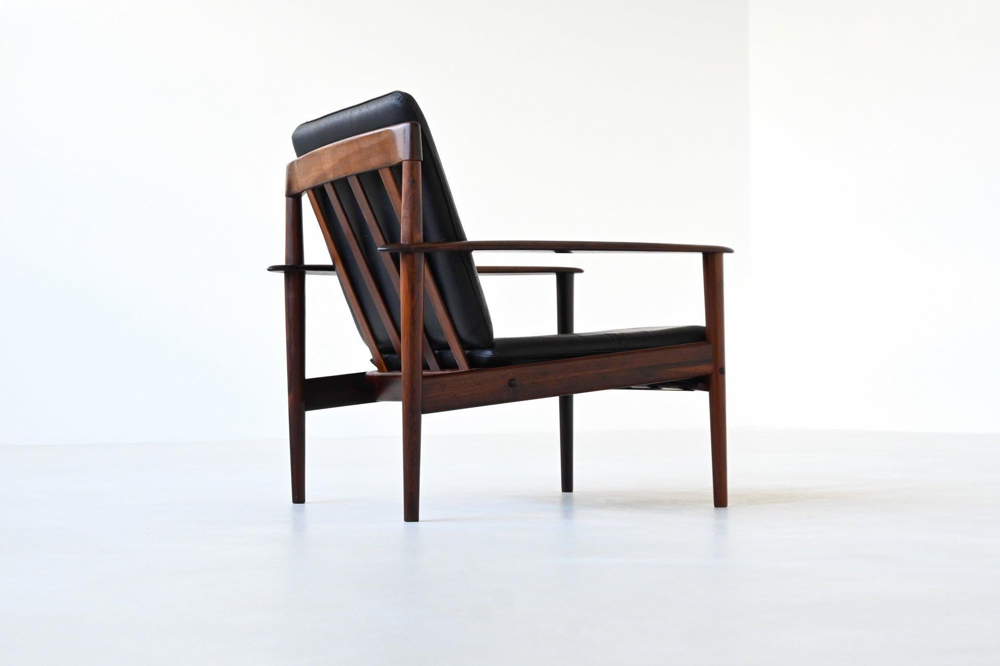 Sillón Grete Jalk 'PJ56' palisandro P. Jepessen Dinamarca 1960 en venta 10