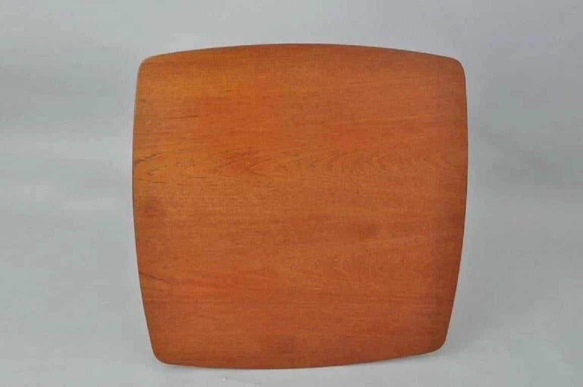 20th Century Grete Jalk Poul Jeppesen Mid Century Danish Modern Teak Floating Coffee Table For Sale