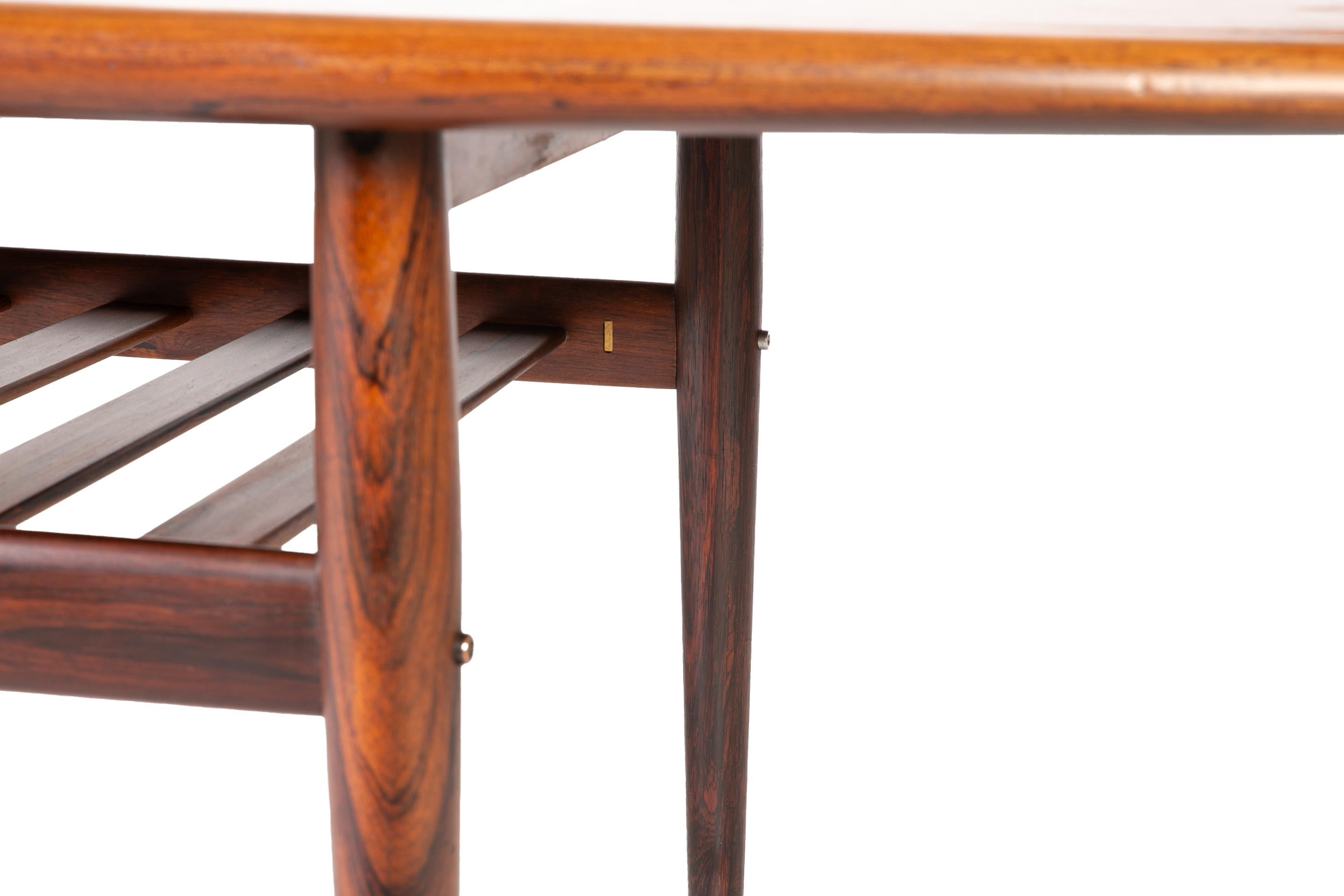 Rosewood Grete Jalk rosewood coffee table For Sale