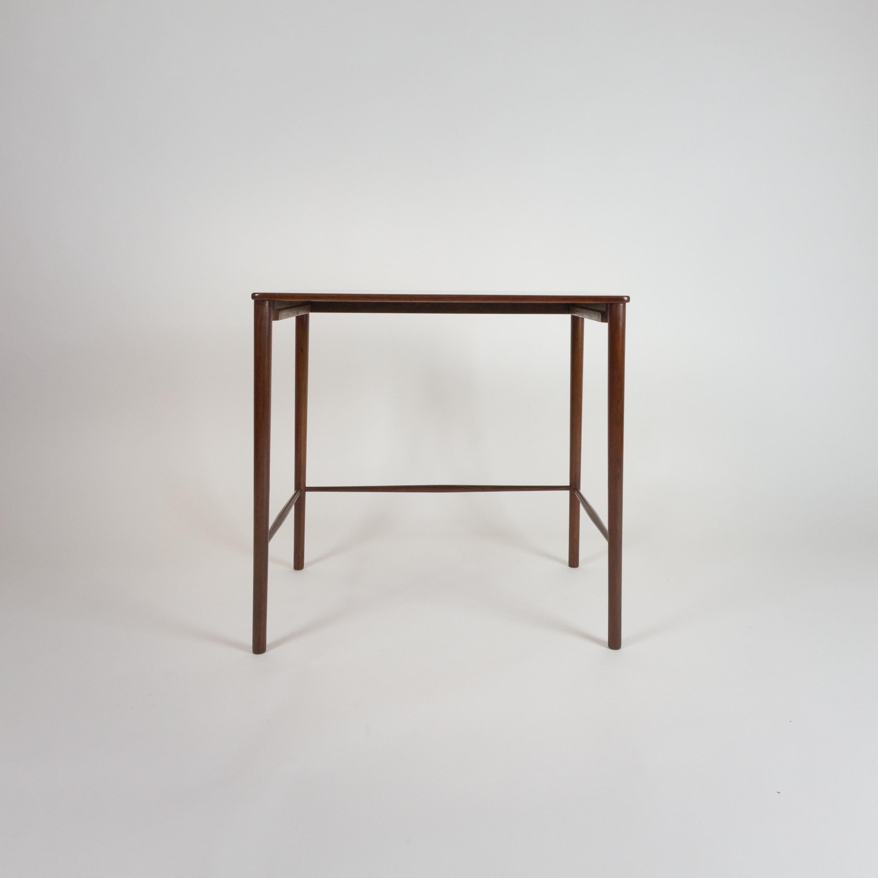 Grete Jalk Rosewood Nesting Tables by Poul Jeppesen, Denmark, 1959 8