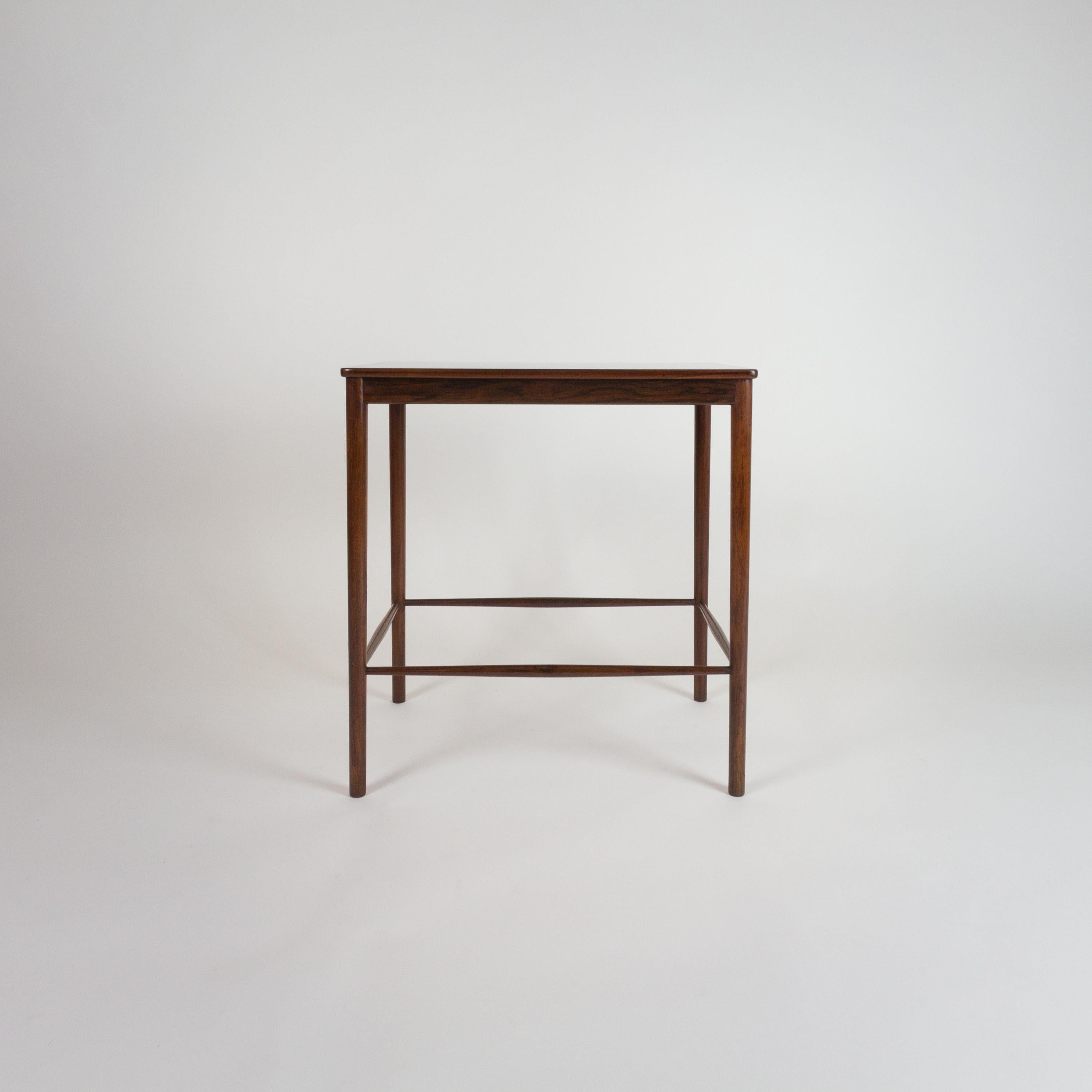 Grete Jalk Rosewood Nesting Tables by Poul Jeppesen, Denmark, 1959 11