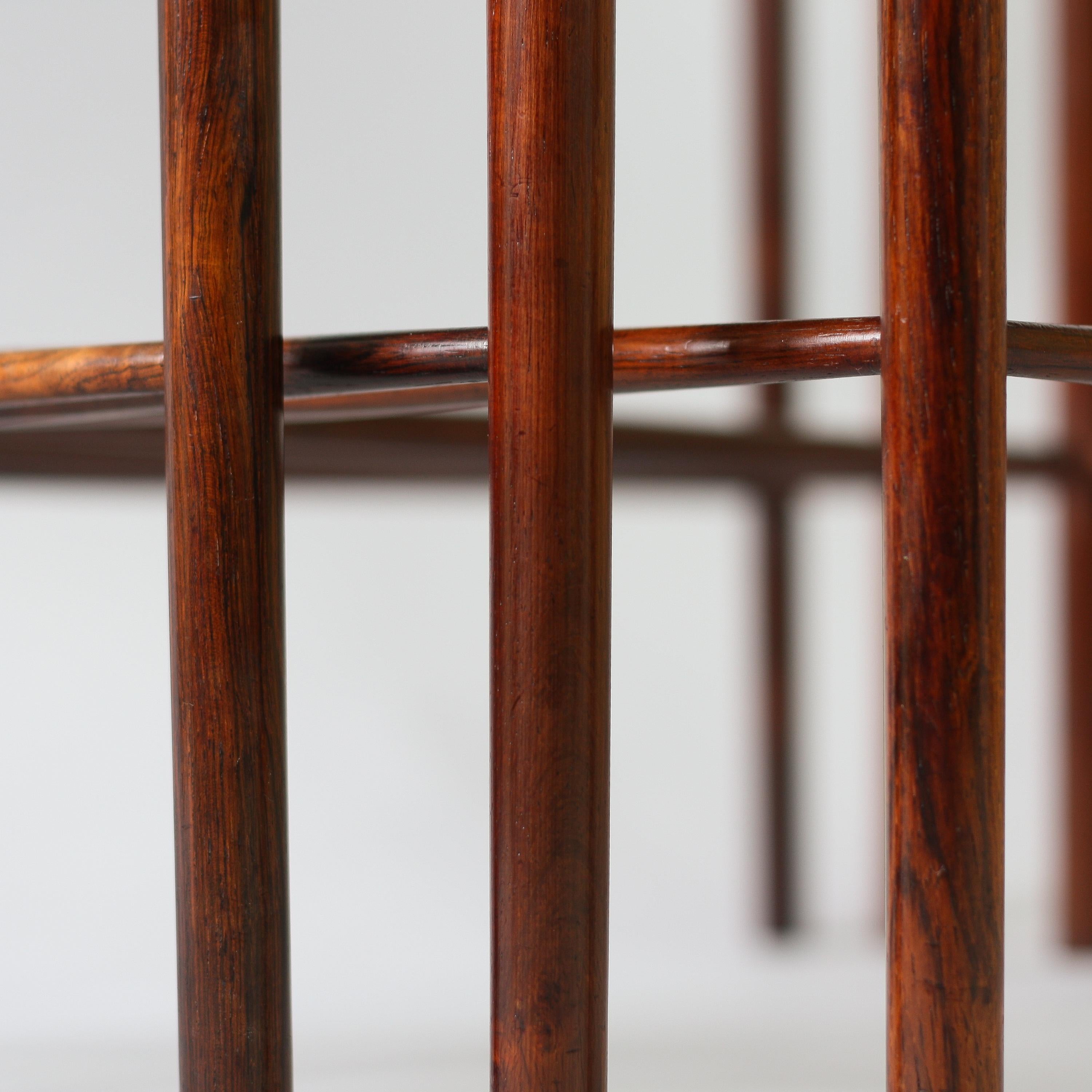 Danish Grete Jalk Rosewood Nesting Tables by Poul Jeppesen, Denmark, 1959
