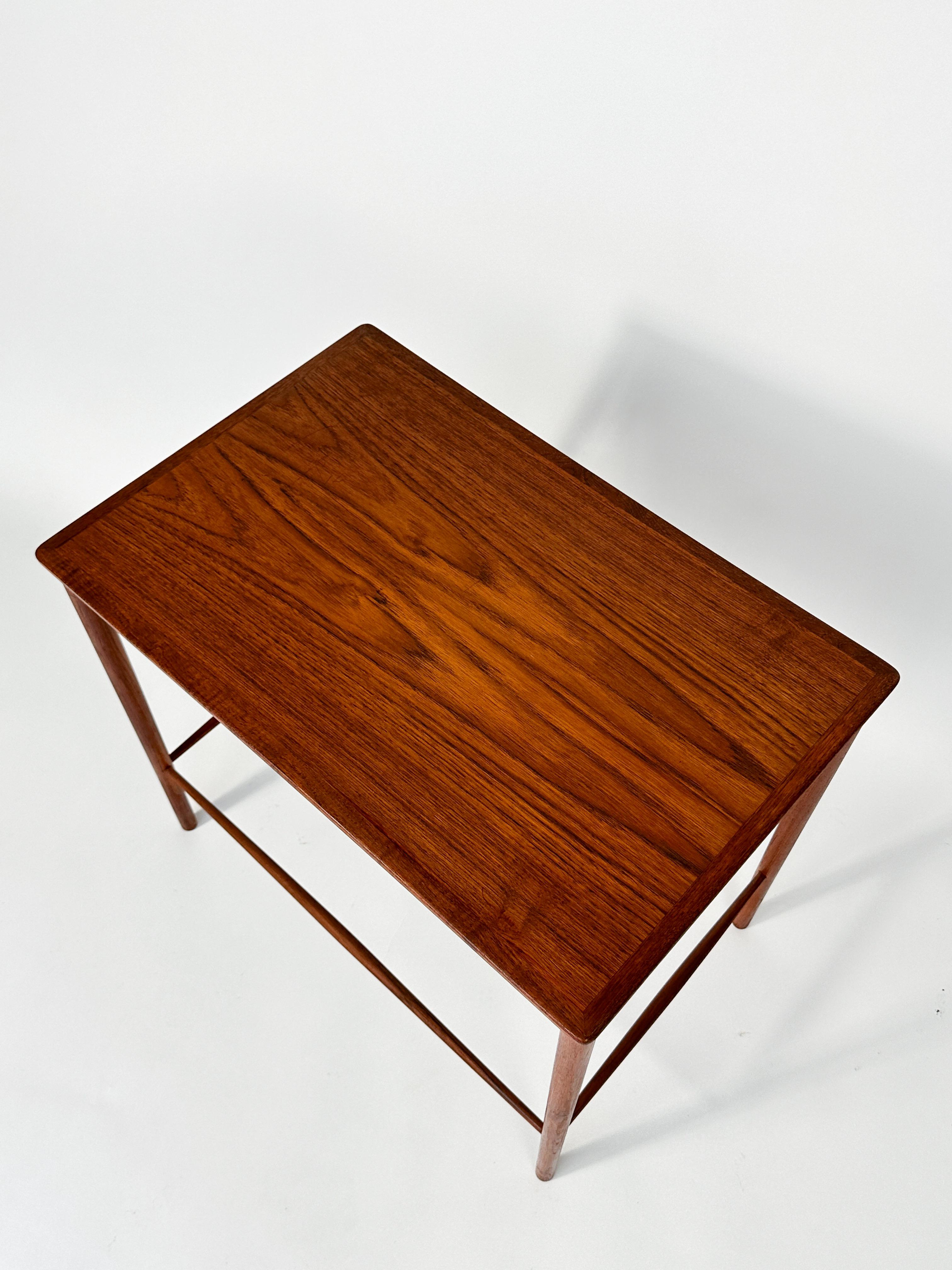 Grete Jalk Side Table Teak P Jeppesen Denmark End Table Nesting Table 1960s 1