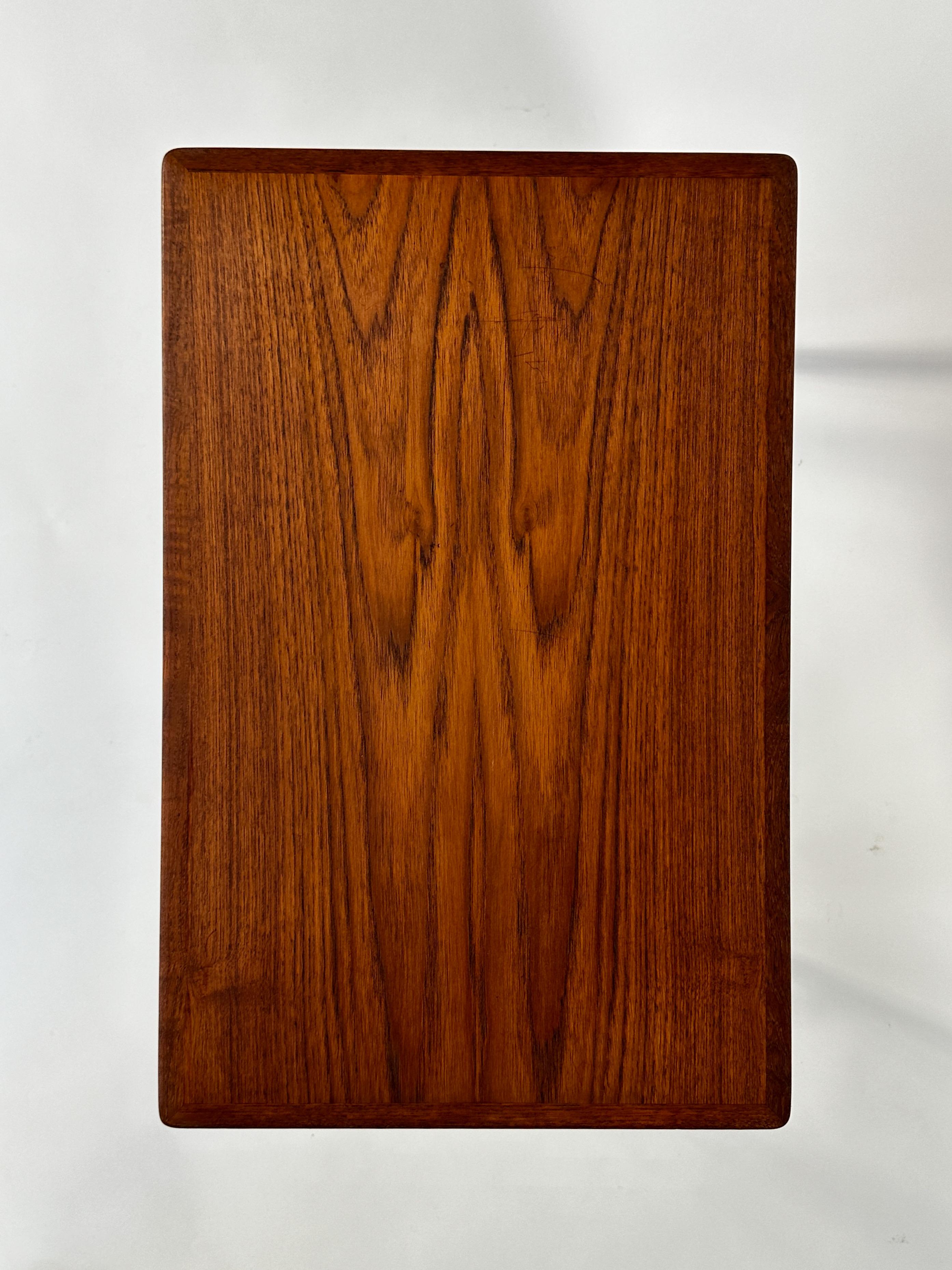 Grete Jalk Side Table Teak P Jeppesen Denmark End Table Nesting Table 1960s 2