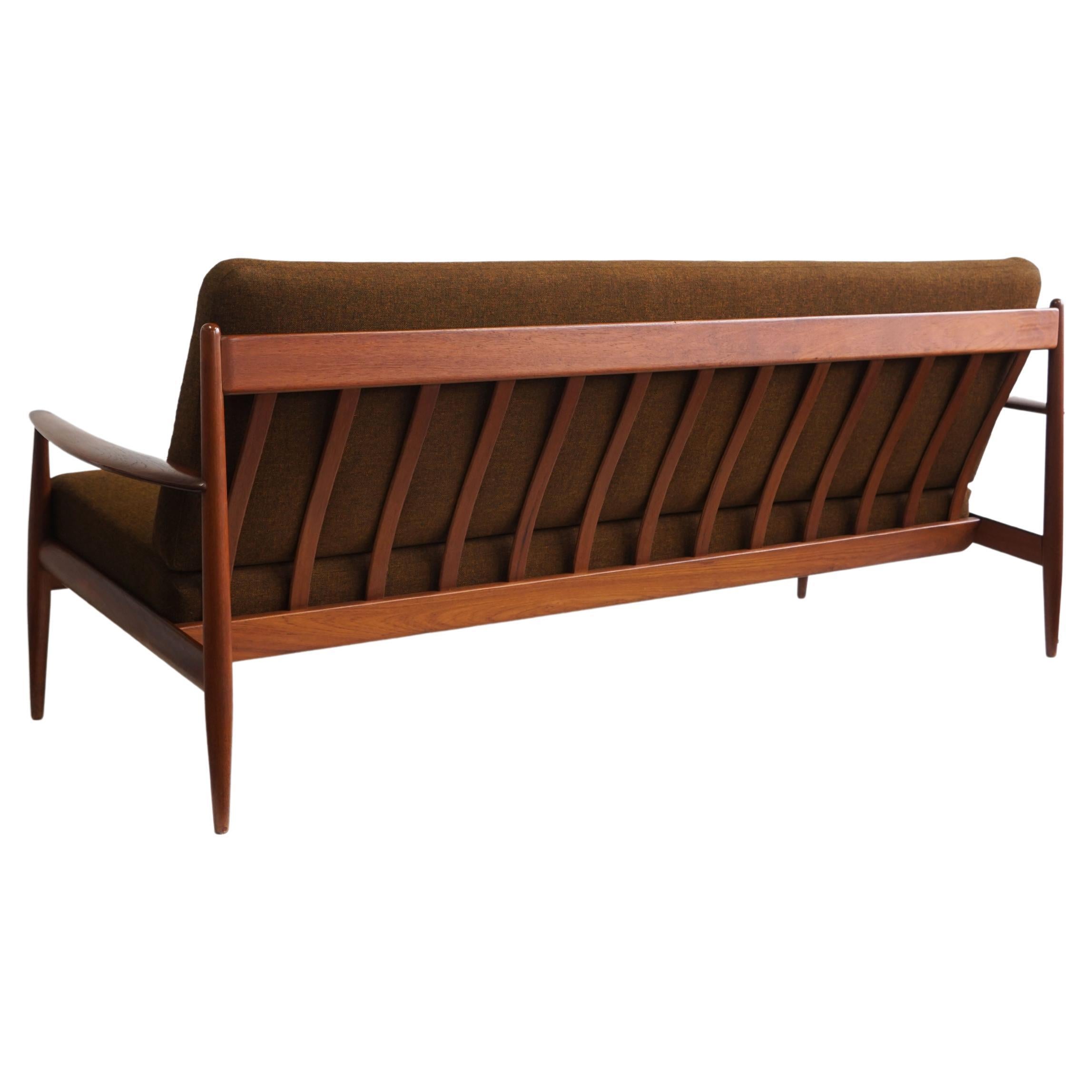 Grete Jalk Sofa in Teak for France & Daverkosen Danish Mid-Century For Sale