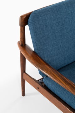 Grete Jalk Sofa Model 56 in Rosewood by P. Jeppesens Møbelfabrik in Denmark