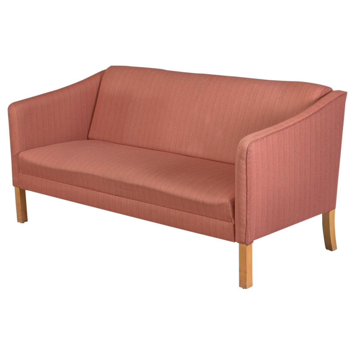 Grete Jalk Style Danish Midcentury Settee