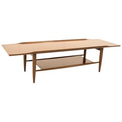 Grete Jalk Style Mid Century Walnut Coffee Table