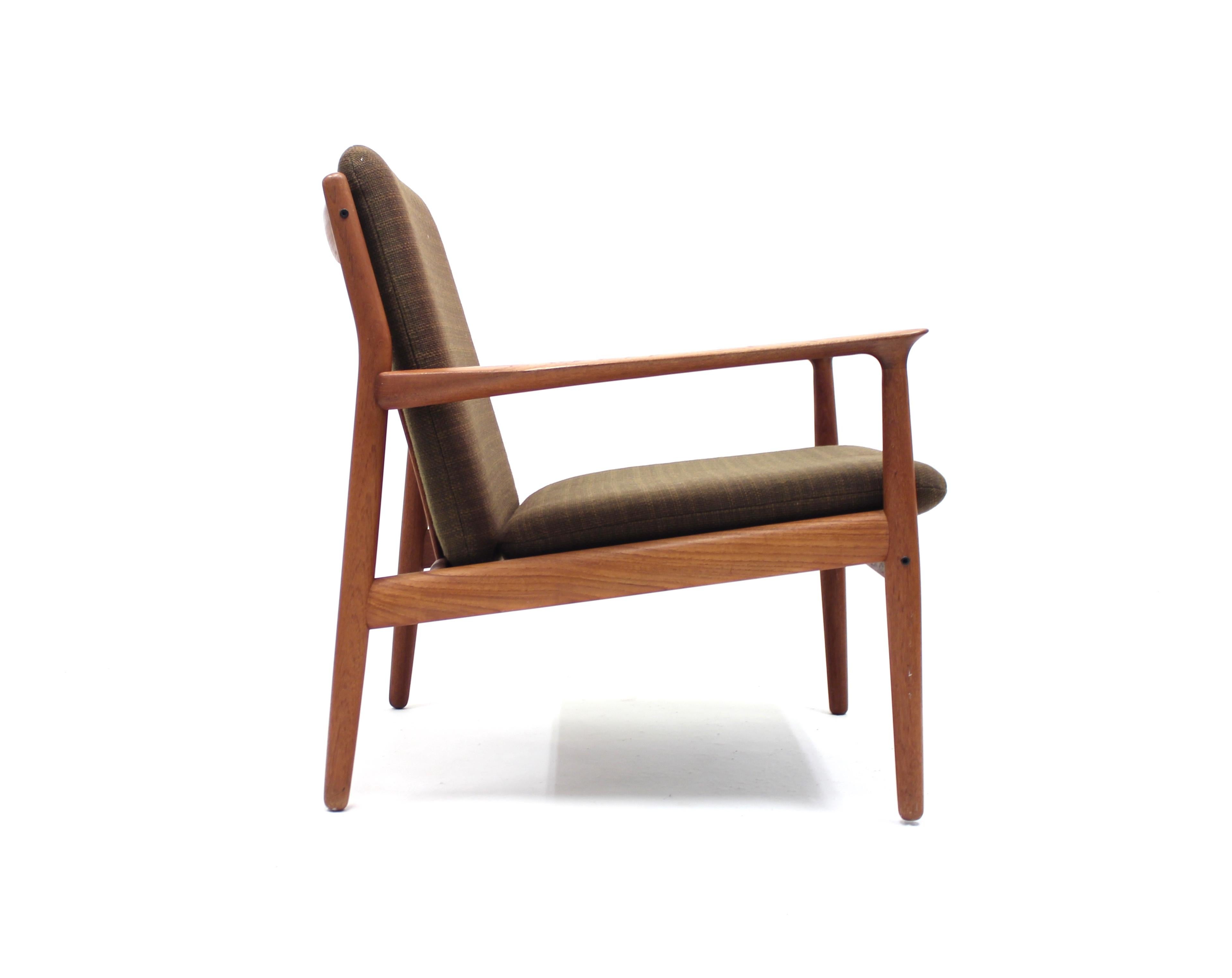 Grete Jalk, teak easy chair, Glostrup Møbelfabrik, 1950s 1