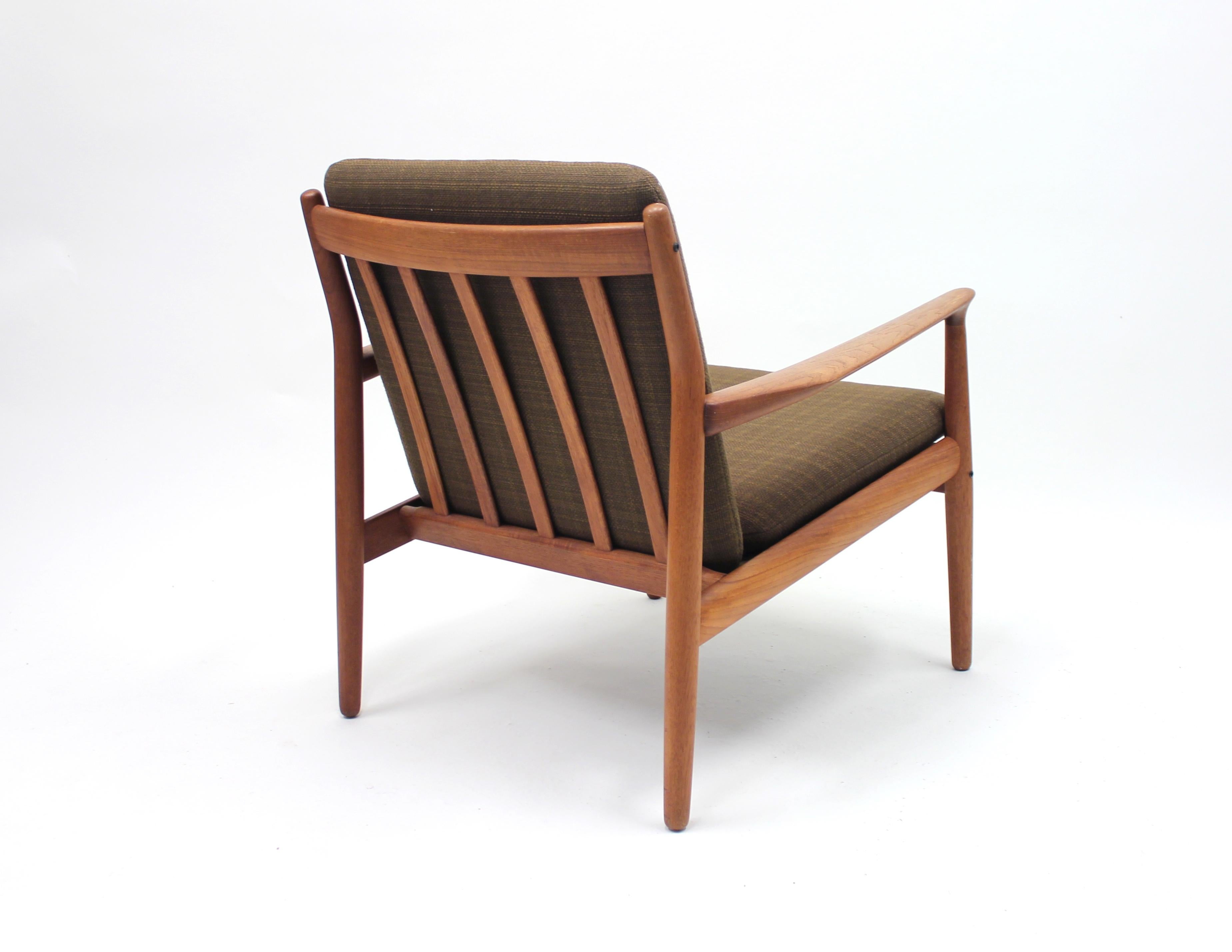 Grete Jalk, teak easy chair, Glostrup Møbelfabrik, 1950s 2