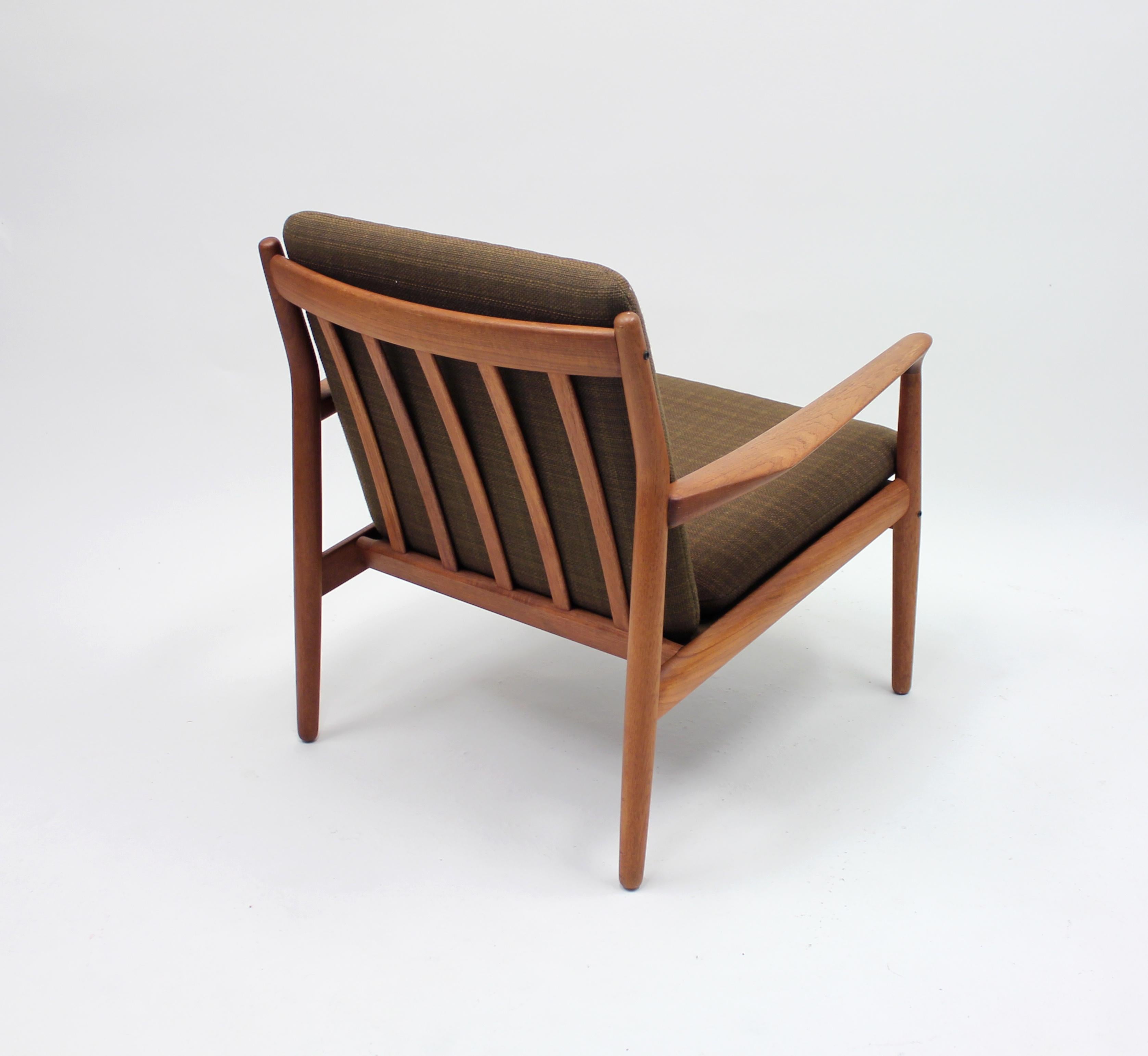 Grete Jalk, teak easy chair, Glostrup Møbelfabrik, 1950s 3