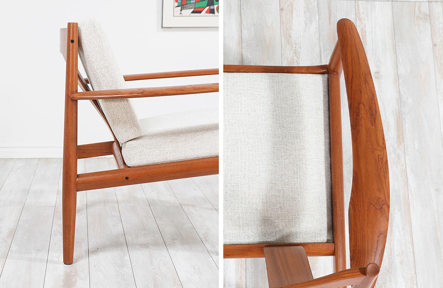 Grete Jalk Teak Lounge Chair for France & Søn 3