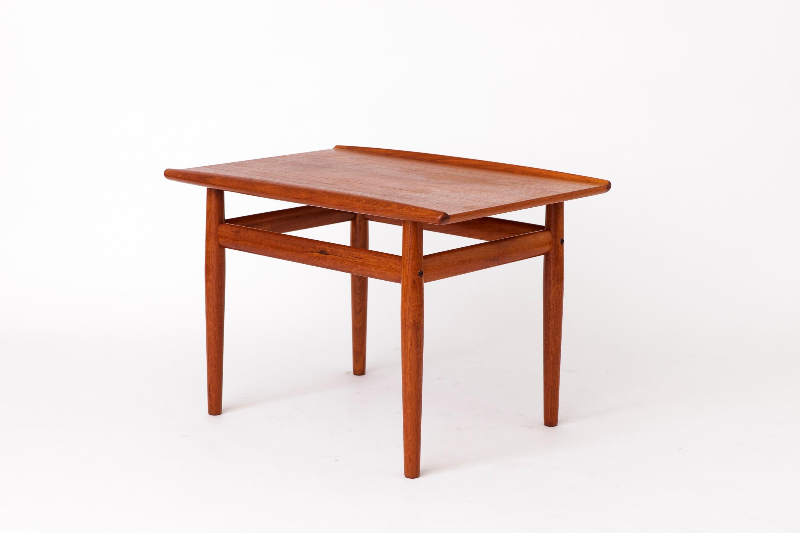 Poli Table d'appoint Grete Jalk en teck des années 1960, Glostrup, Vintage en vente