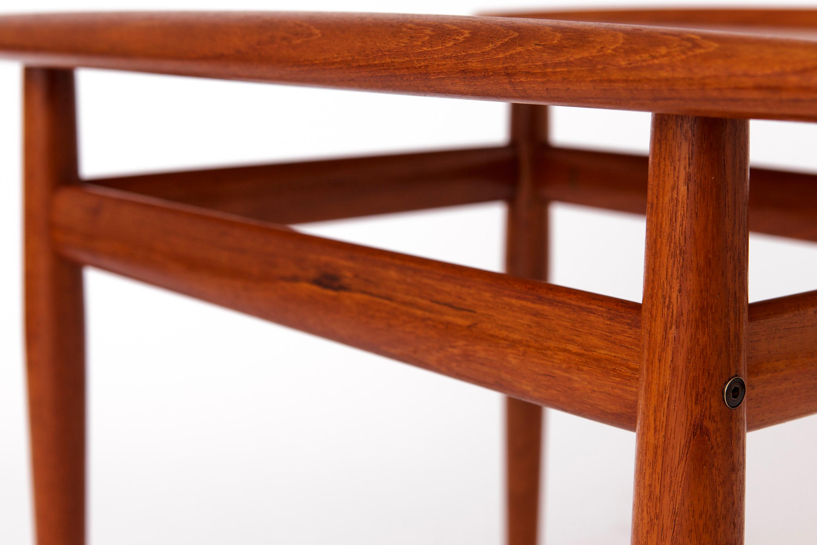 Table d'appoint Grete Jalk en teck des années 1960, Glostrup, Vintage Bon état - En vente à Hannover, DE
