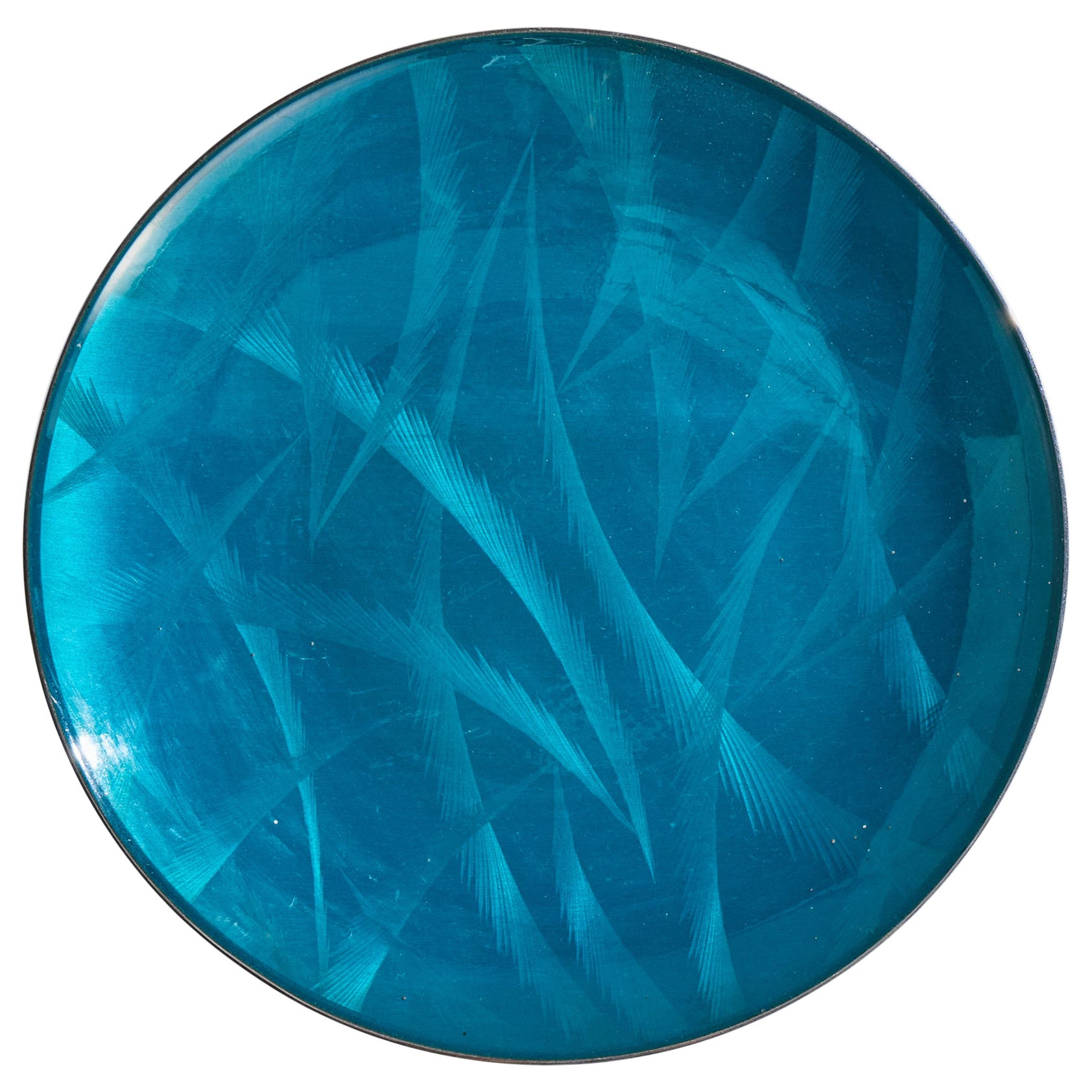 Grete Prytz Kittelsen, Dish, Enamel, Steel, Norway, 1950s For Sale