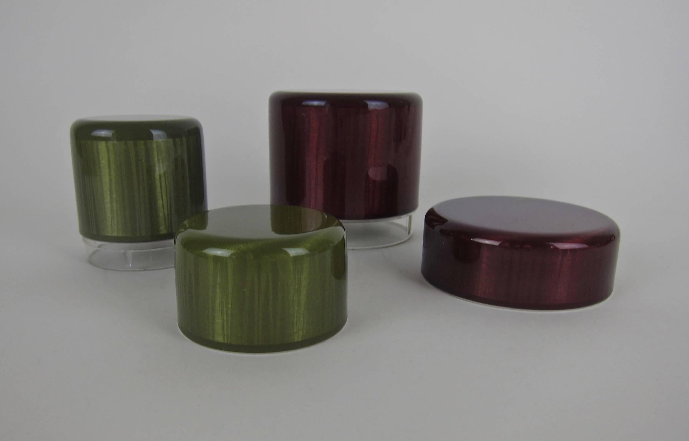 20th Century Midcentury Enamel Box Set by Grete Prytz Kittelsen for Cathrineholm of Norway