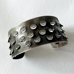 Grete Prytz Kittelsen for Tostrup Norwegian Modern Sterling Silver Cuff Bracelet
