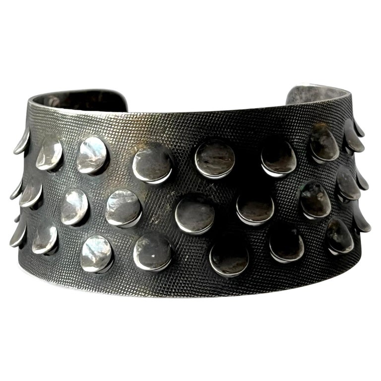 Grete Prytz Kittelsen for Tostrup Norwegian Modern Sterling Silver Cuff Bracelet