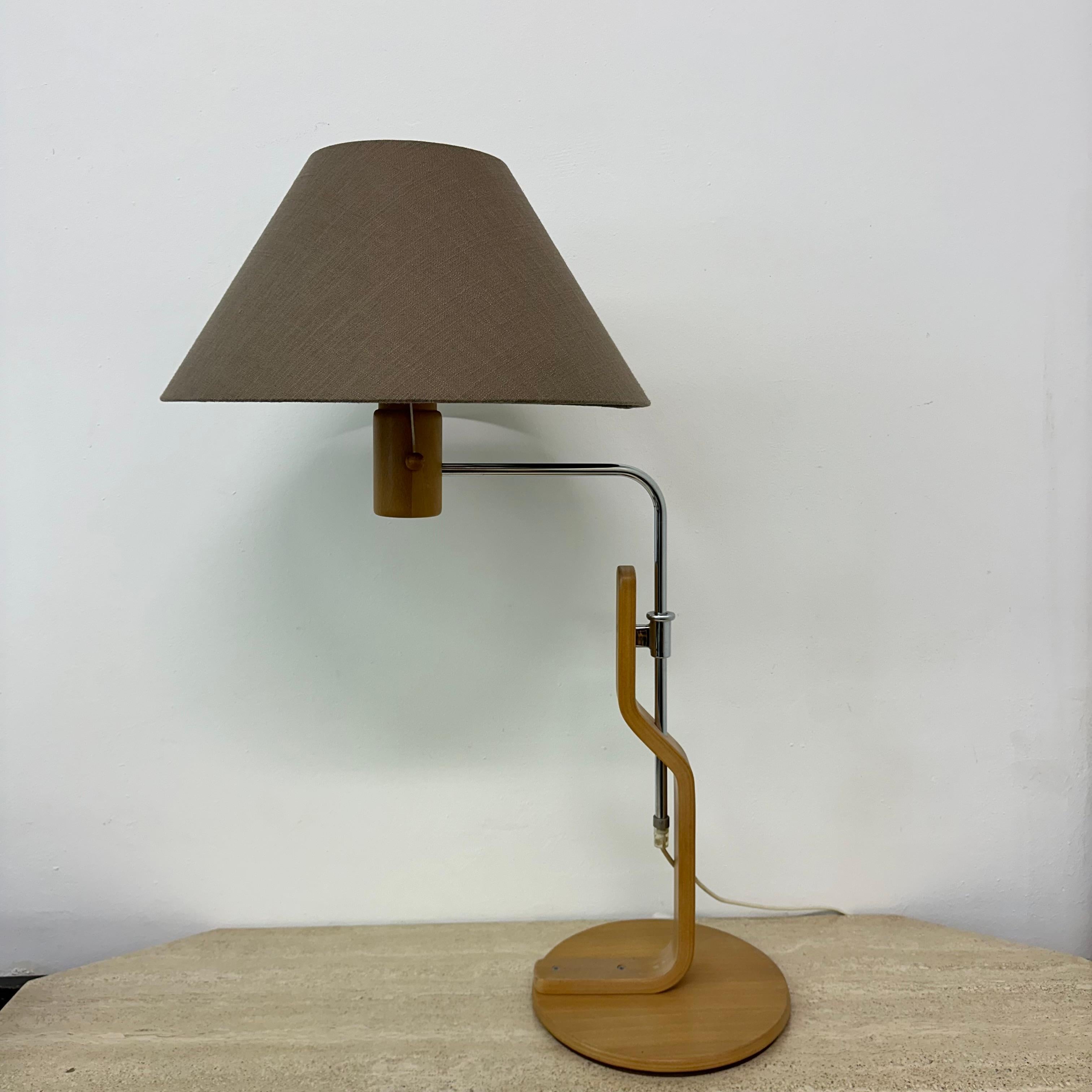 ‘Grevie’ adjustable floor lamp by Lars Bessfelt for Ateljé Lyktan, Sweden 1970s 3