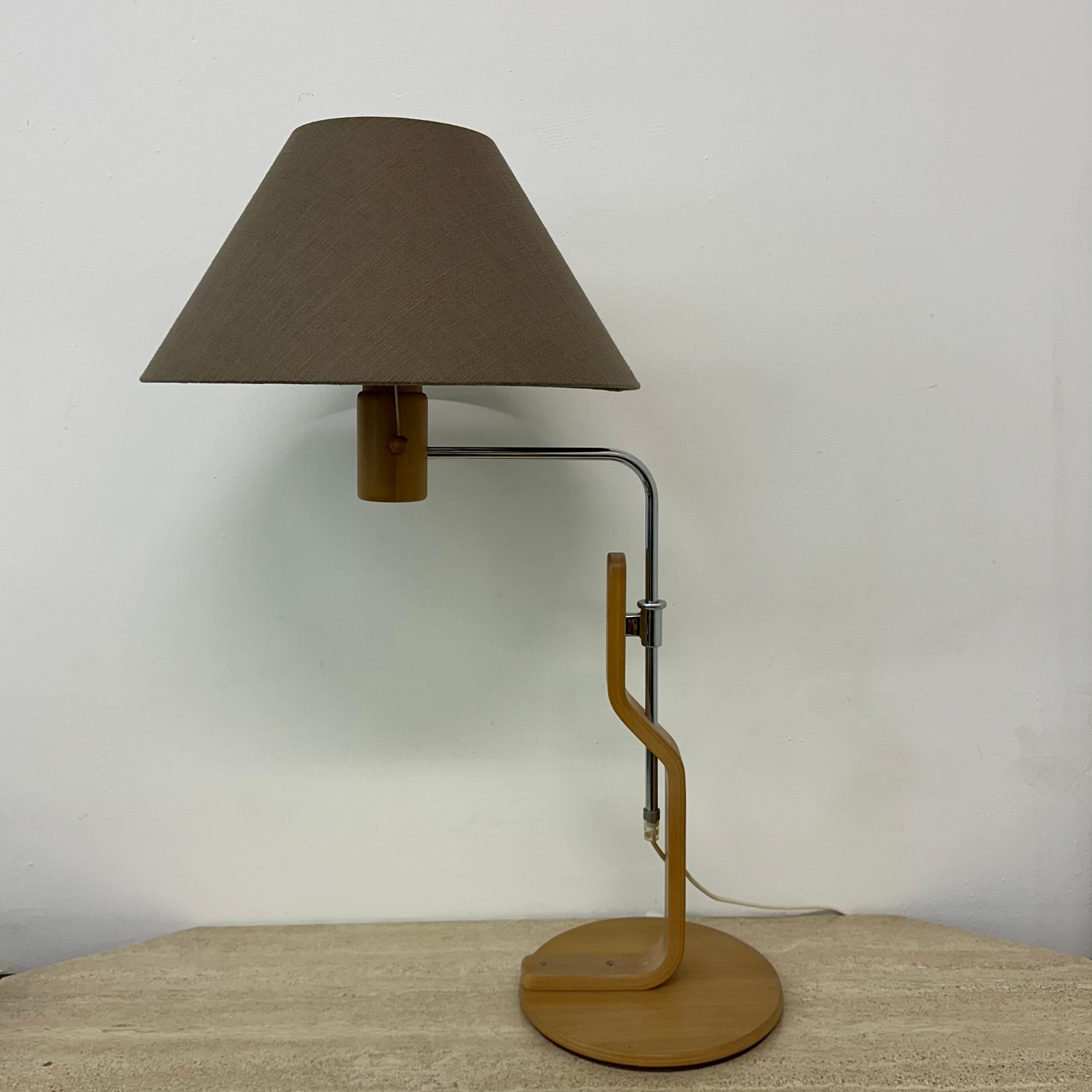 ‘Grevie’ adjustable floor lamp by Lars Bessfelt for Ateljé Lyktan, Sweden 1970s 4