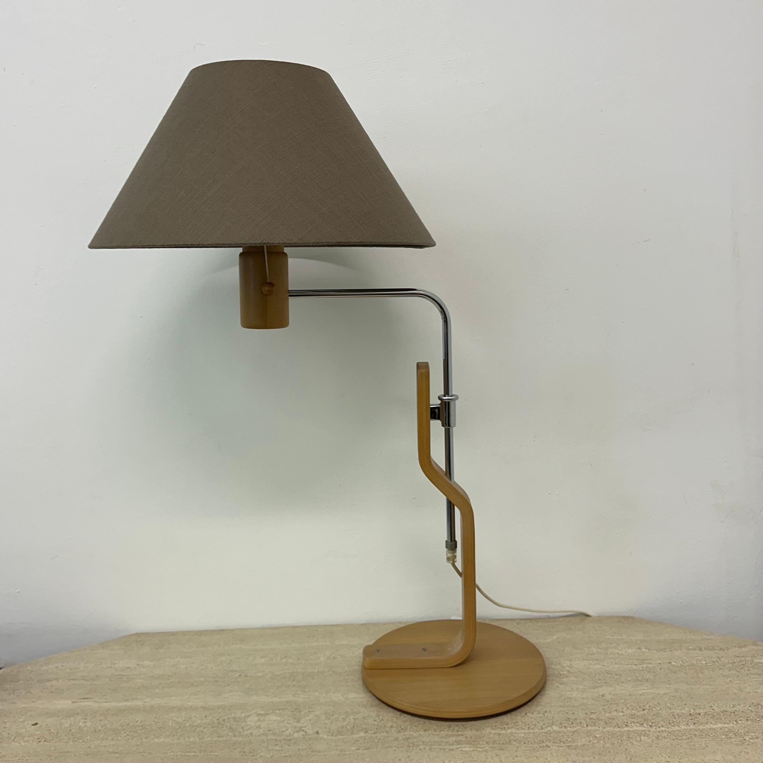 ‘Grevie’ adjustable floor lamp by Lars Bessfelt for Ateljé Lyktan, Sweden 1970s 5