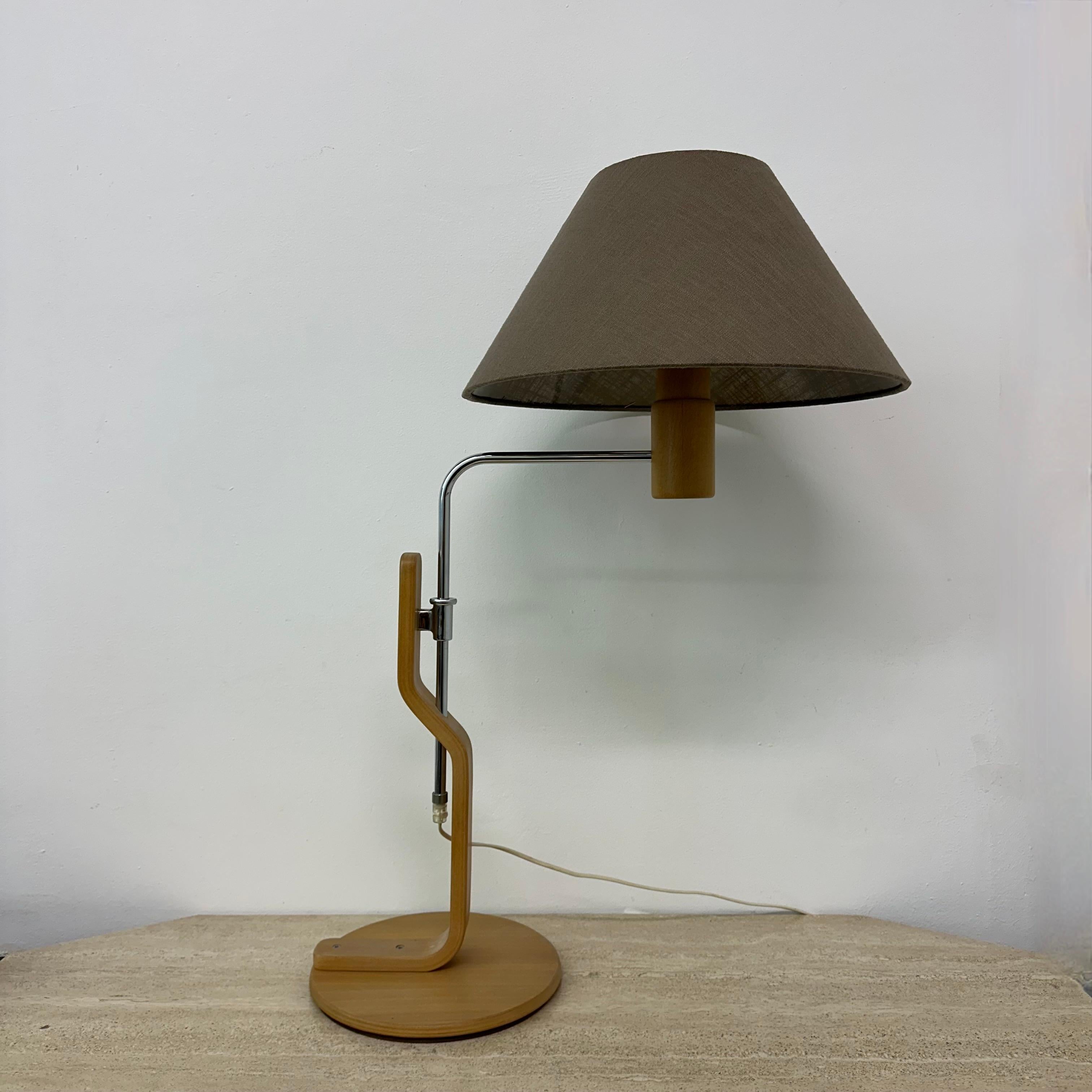 Mid-Century Modern ‘Grevie’ adjustable floor lamp by Lars Bessfelt for Ateljé Lyktan, Sweden 1970s