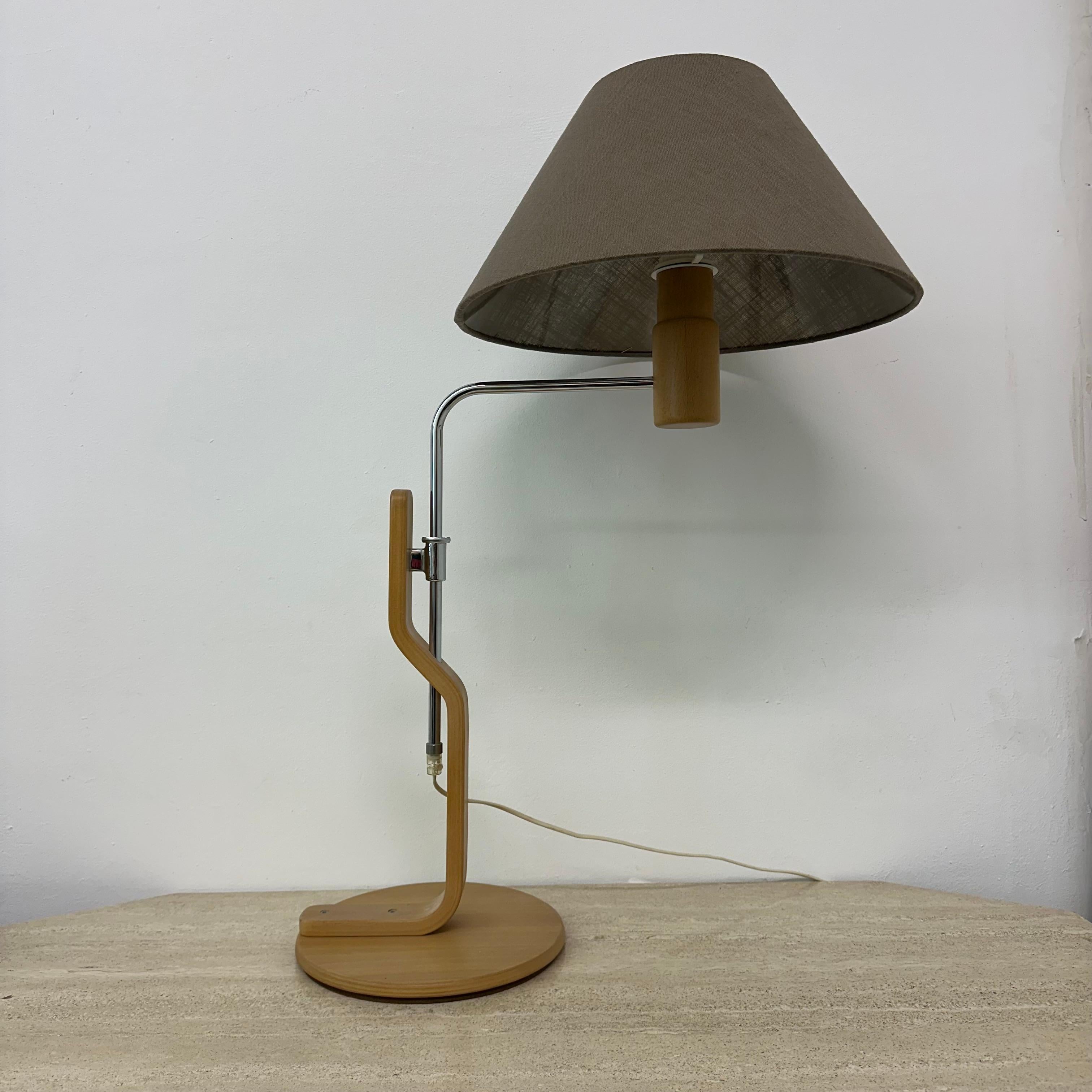 Swedish ‘Grevie’ adjustable floor lamp by Lars Bessfelt for Ateljé Lyktan, Sweden 1970s