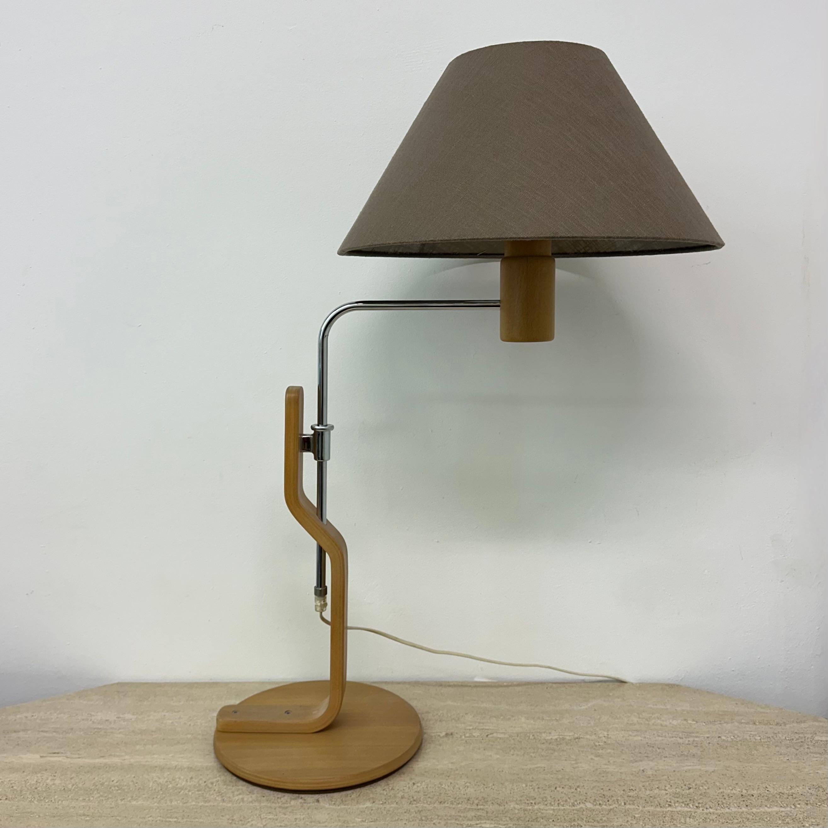 Late 20th Century ‘Grevie’ adjustable floor lamp by Lars Bessfelt for Ateljé Lyktan, Sweden 1970s