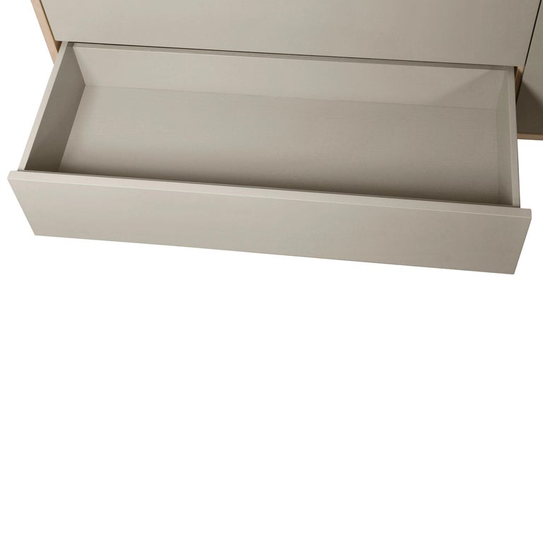 Grey Higher Sideboard, scandinavian style, durable and PEFC certified