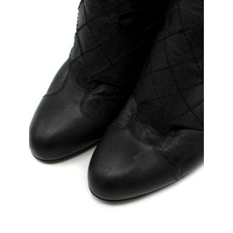 Double C  Heeled Sandals Black Lambskin main image 0