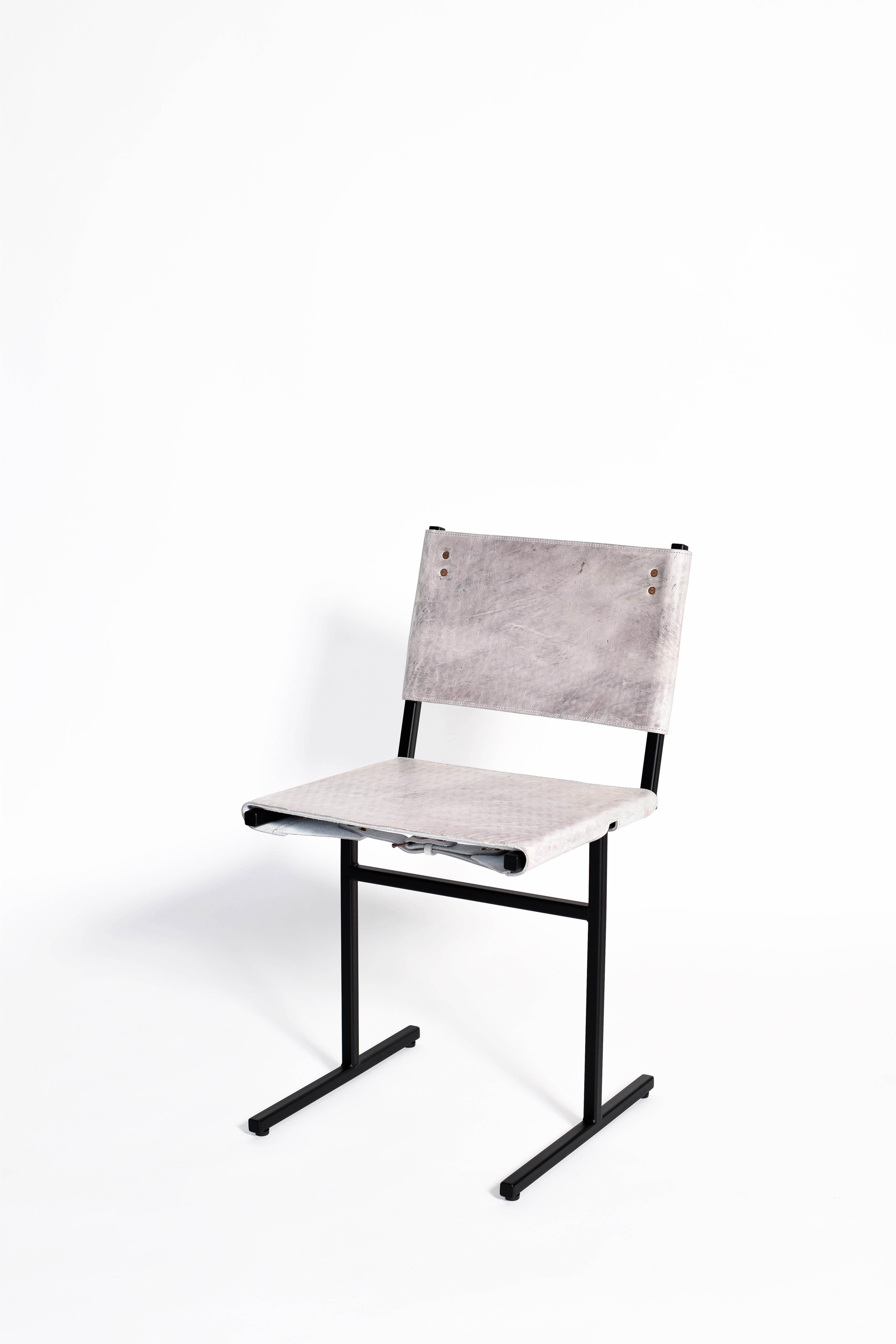 Post-Modern Grey and Black Memento Chair, Jesse Sanderson For Sale
