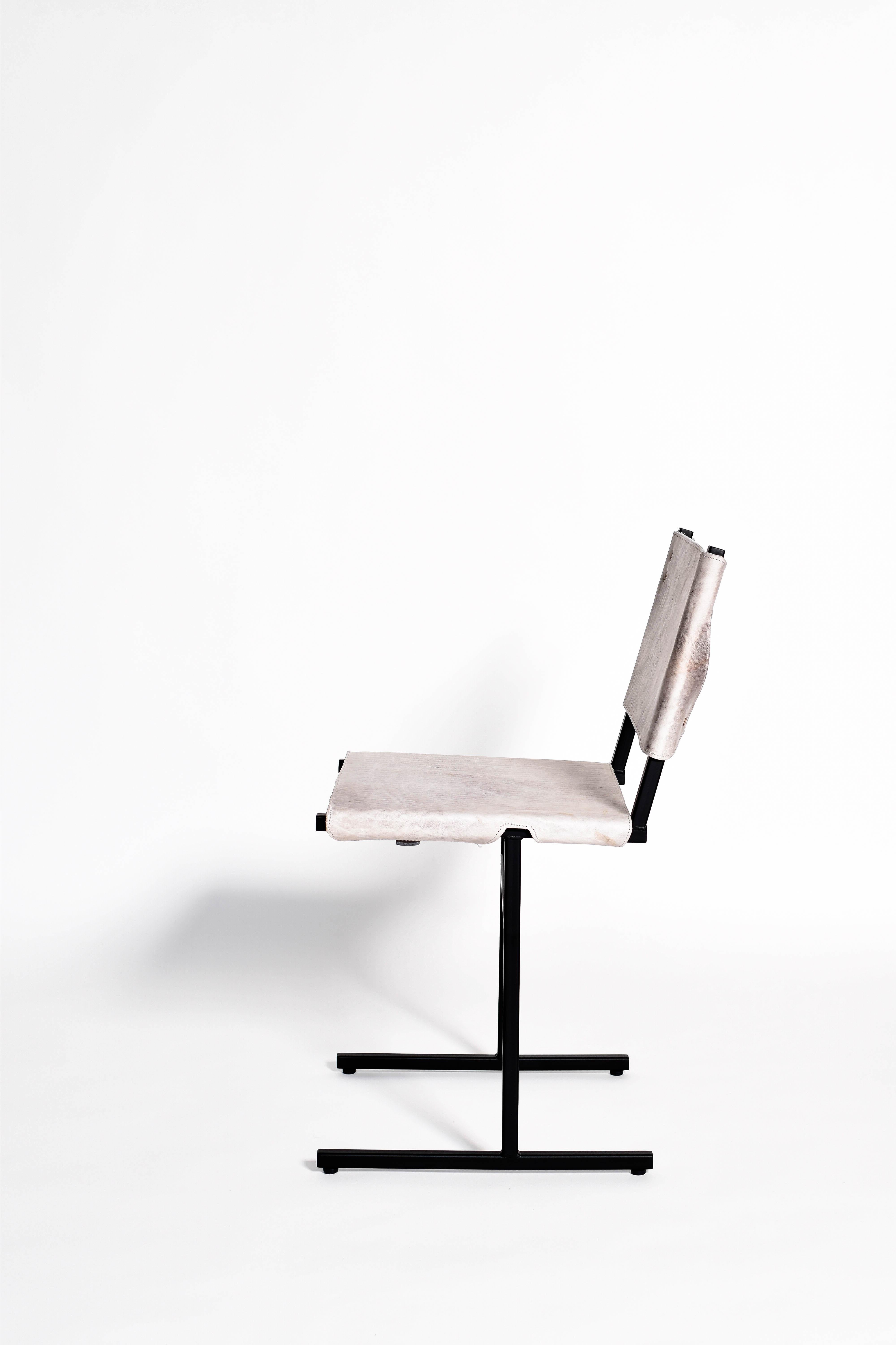 Dutch Grey and Black Memento Chair, Jesse Sanderson