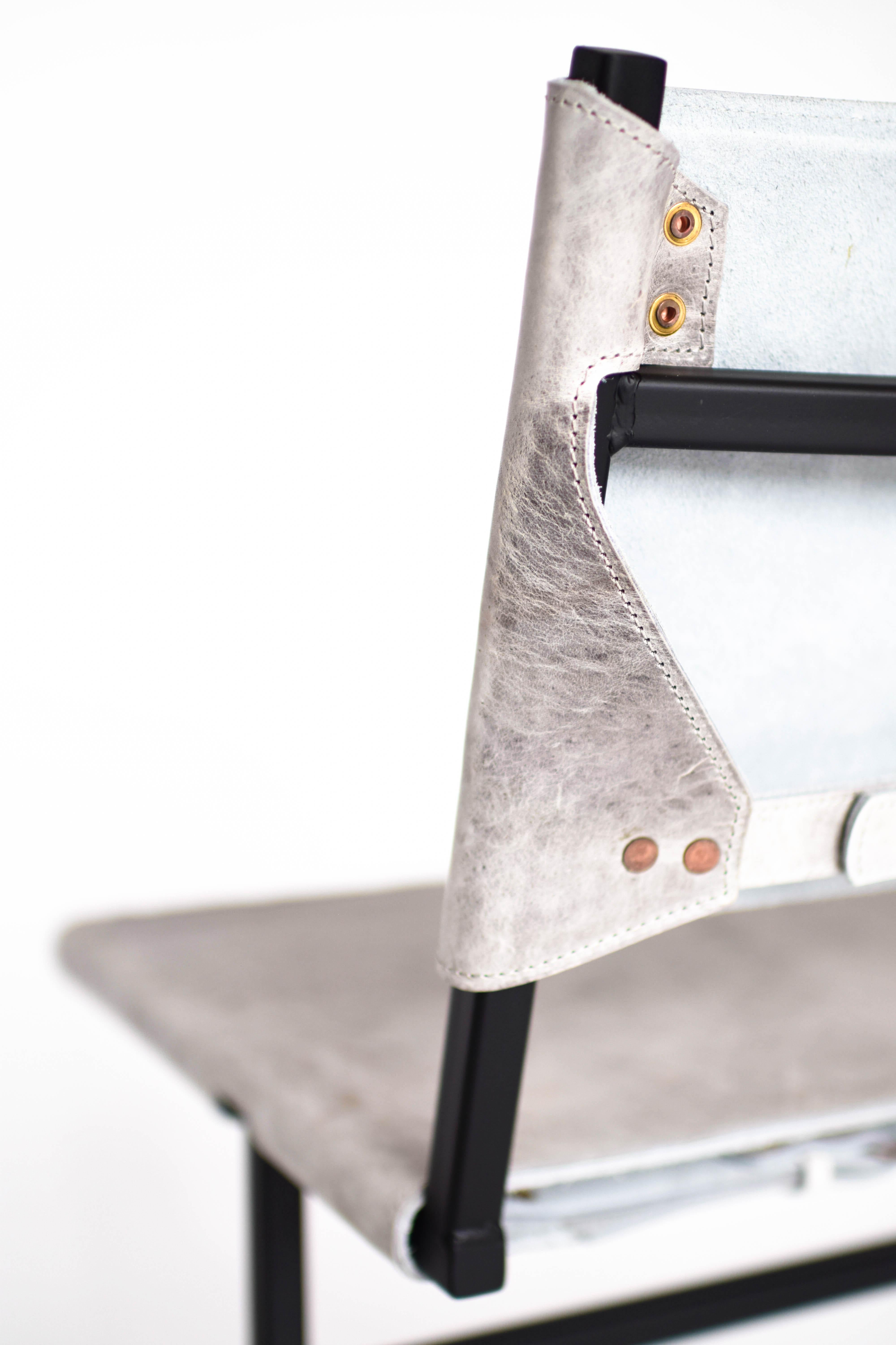 Contemporary Grey and Black Memento Chair, Jesse Sanderson For Sale