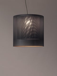 Grey and Black Moaré XL Pendant Lamp by Antoni Arola