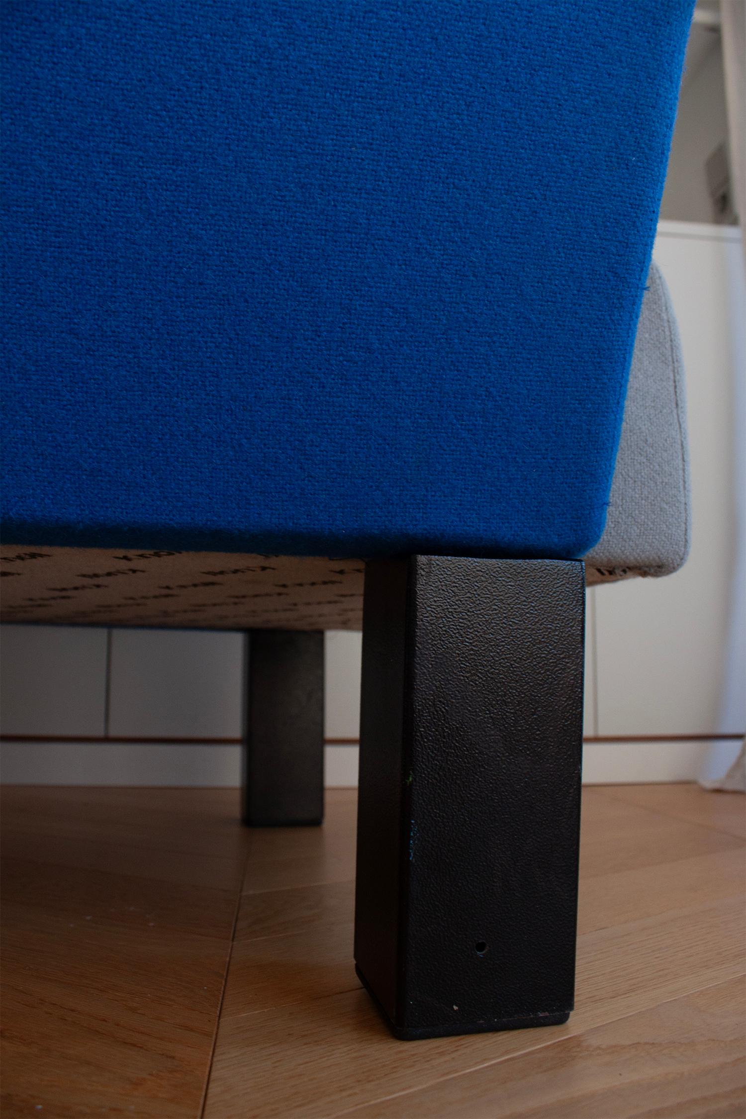 Sillón Westside Collections Gris y Azul 1983 de Ettore Sottsass para Knoll siglo XX en venta