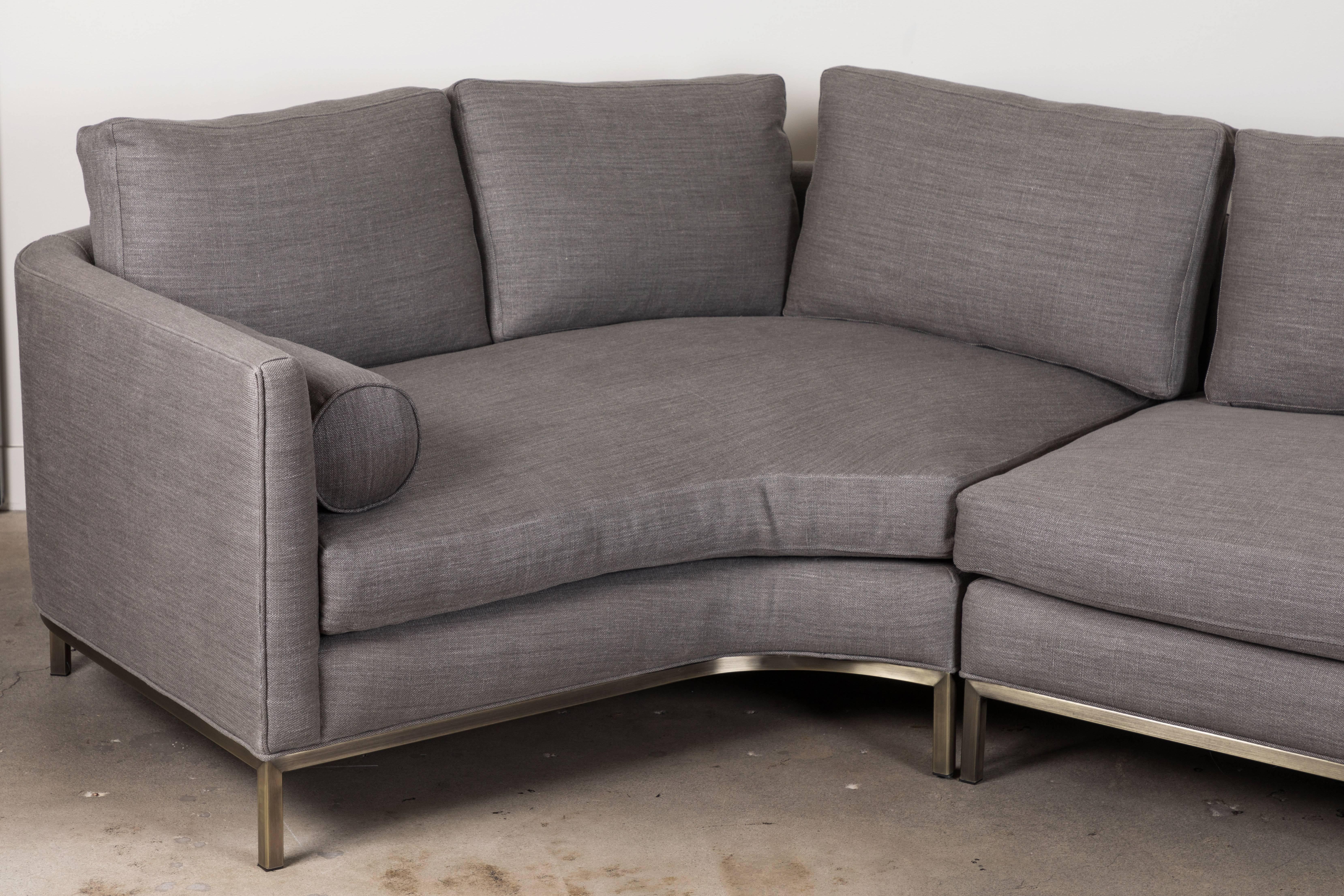 curved back sectional sofa