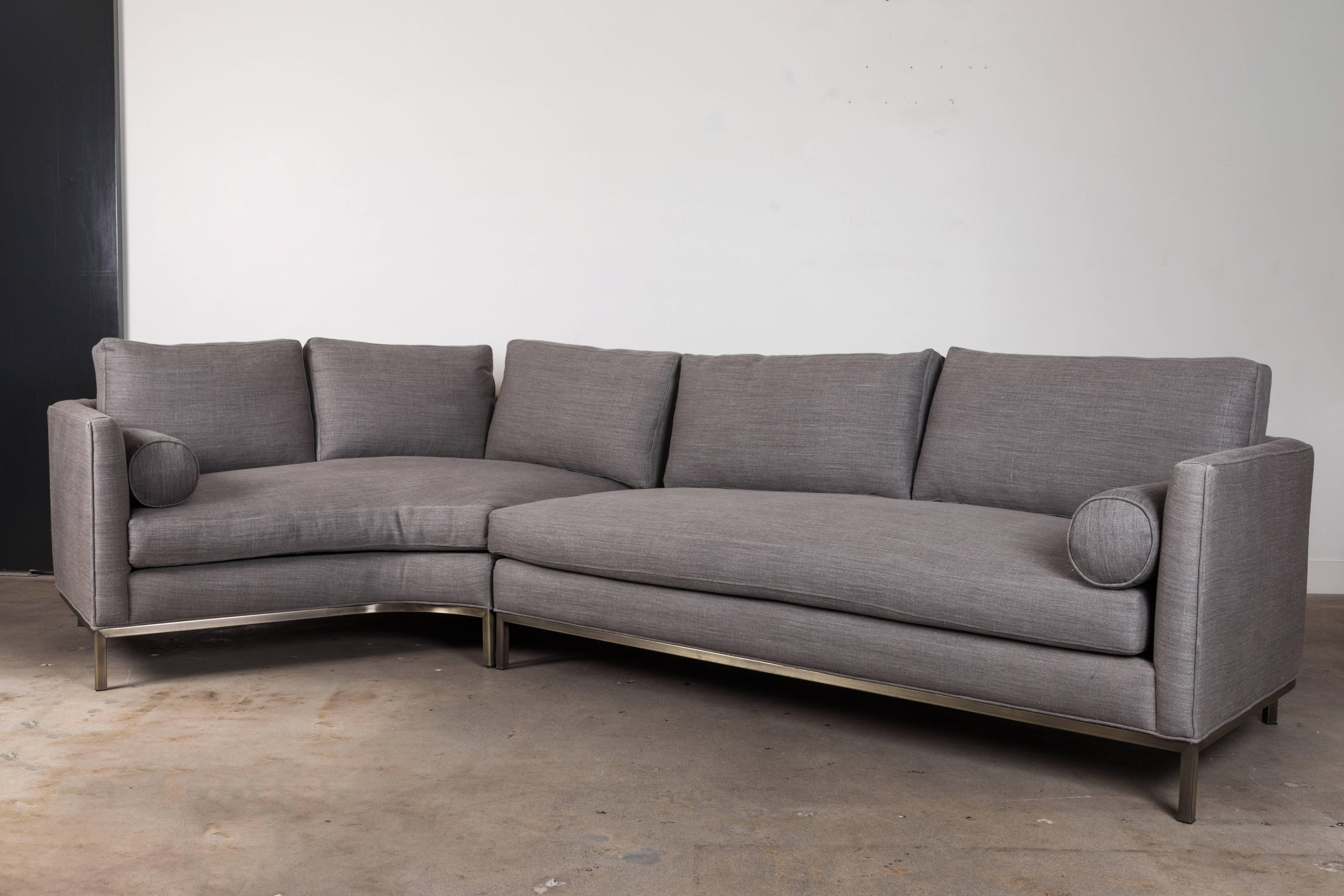 American Curved Back Sectional by Lawson-Fenning