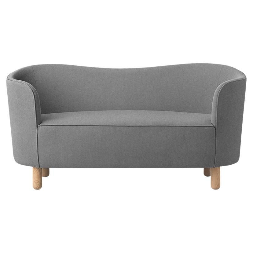 Grey and Natural Oak Raf Simons Vidar 3 Mingle Sofa by Lassen For Sale
