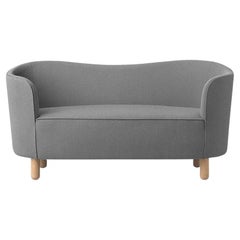 Grey and Natural Oak Raf Simons Vidar 3 Mingle Sofa by Lassen
