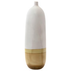 Grey and Olive Venus Vase by Elyse Graham