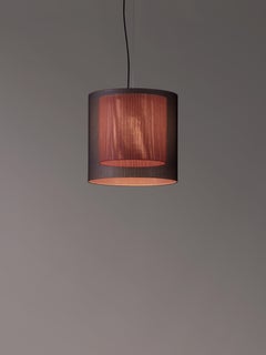 Grey and Red Moaré MS Pendant Lamp by Antoni Arola