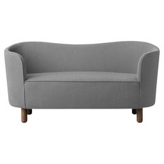 Grey and Smoked Oak Raf Simons Vidar 3 Mingle Sofa by Lassen