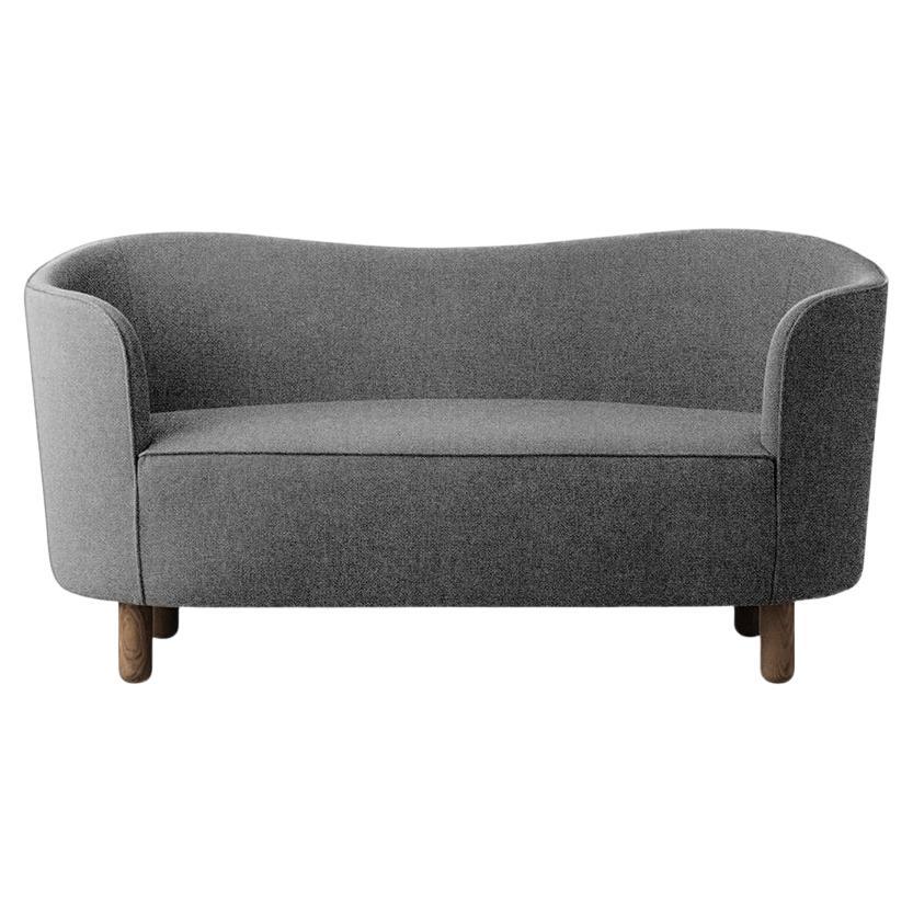 Grey and Smoked Oak Sahco Nara Mingle Sofa by Lassen For Sale