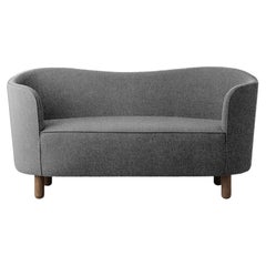 Grey and Smoked Oak Sahco Nara Mingle Sofa by Lassen