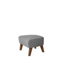 Tabouret Sahco Zero en chêne gris et fumé de Lassen