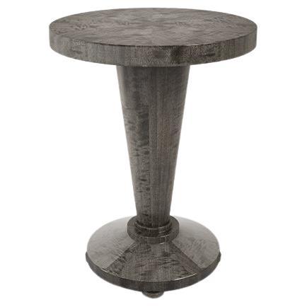 Grey Anegre Wood 'Adelaide' Occasional Table For Sale